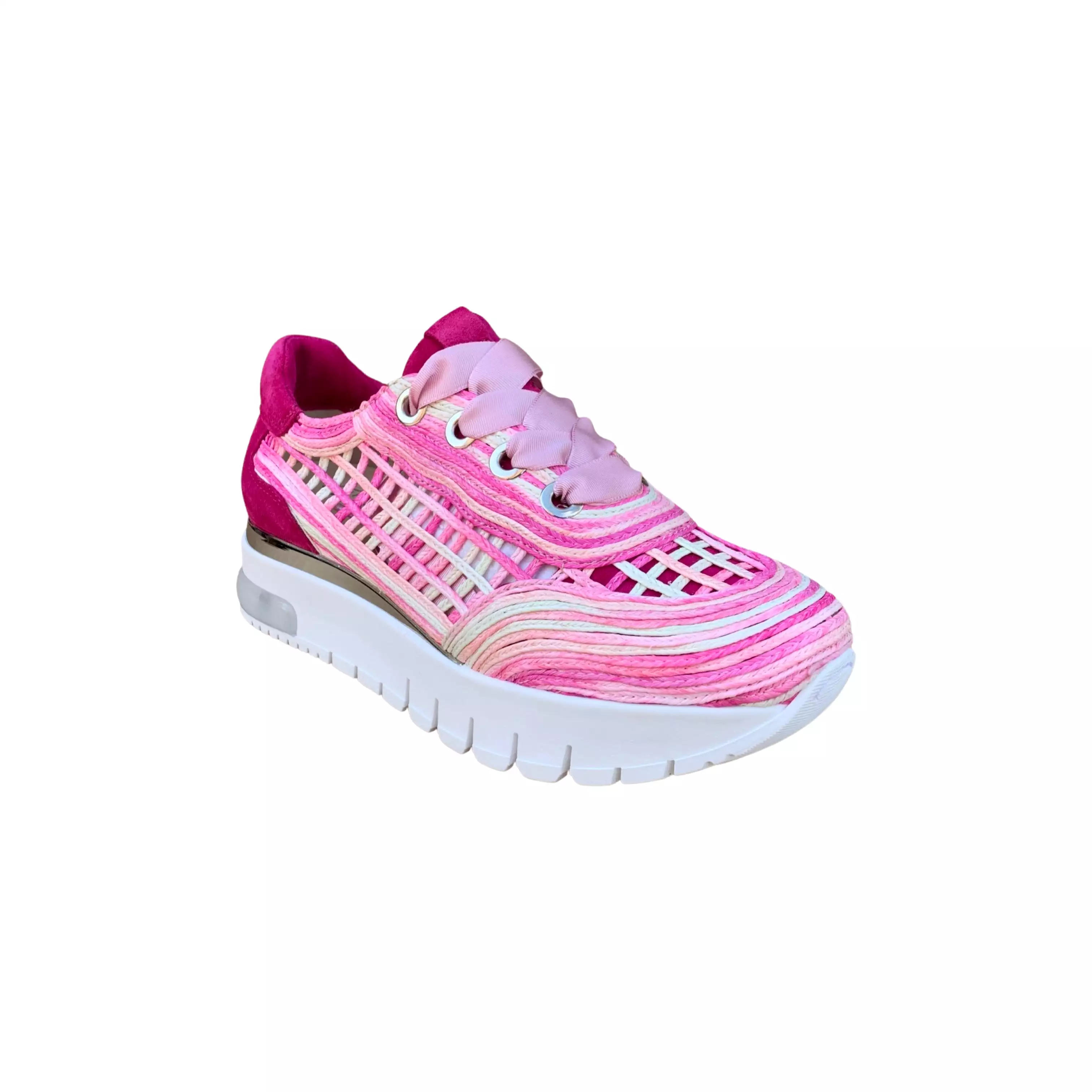 81606 Fuchsia Platform Sneaker