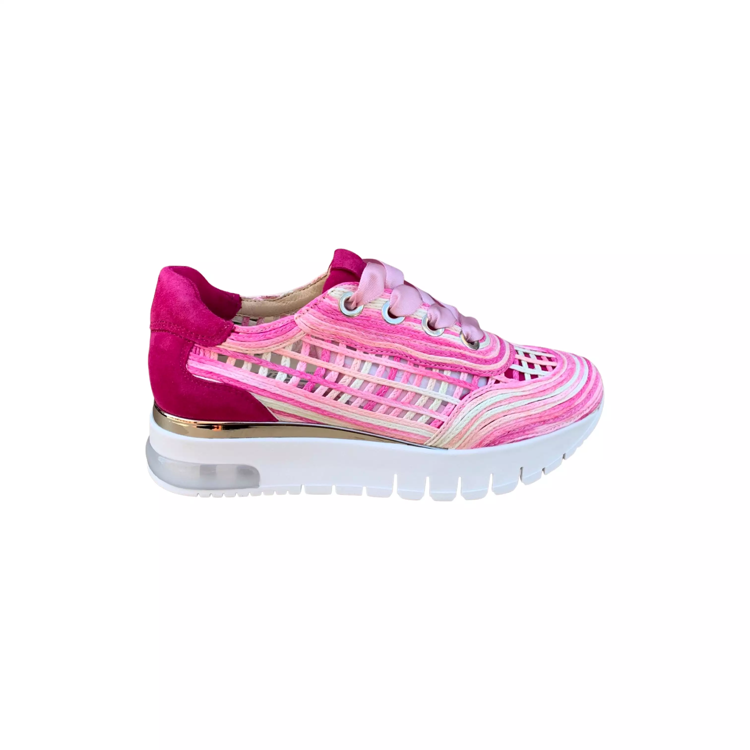 81606 Fuchsia Platform Sneaker