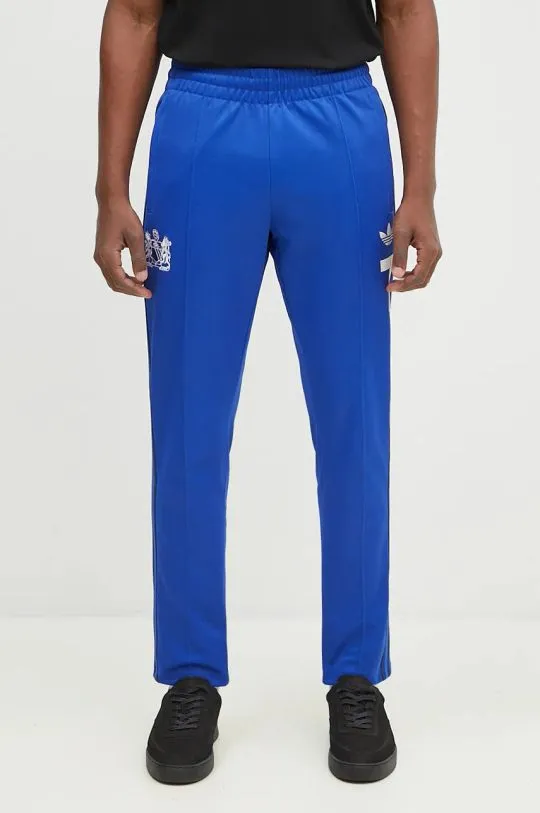 adidas joggers Manchester United GB Track Pant blue color with an application IV7538