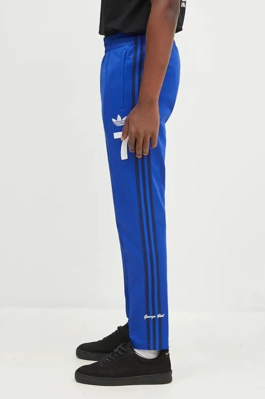 adidas joggers Manchester United GB Track Pant blue color with an application IV7538