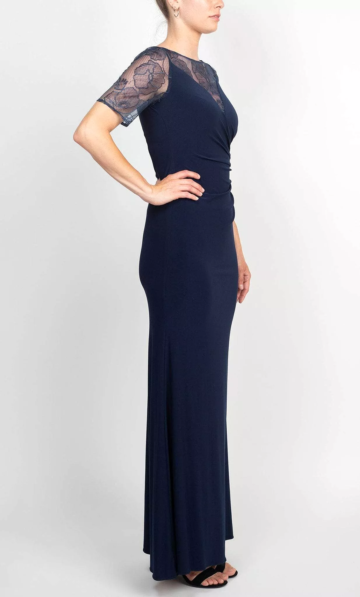 Adrianna Papell AP1E208992 - Illusion Neck Gown