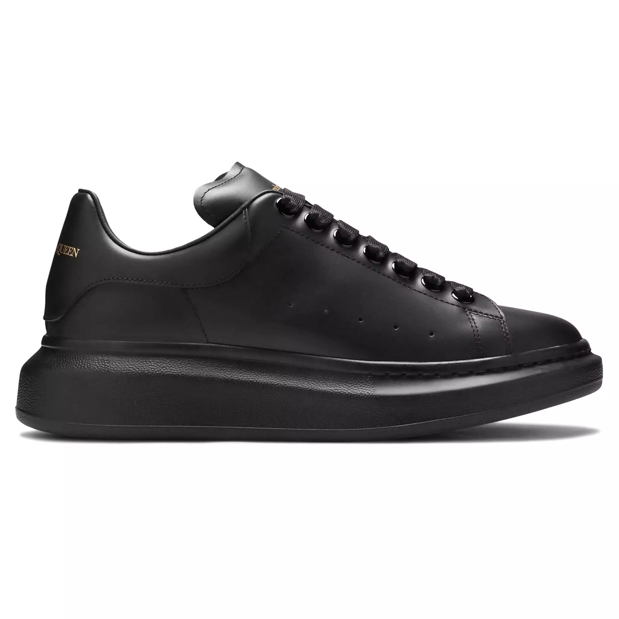 Alexander Mcqueen Raised Sole Triple Black Sneaker