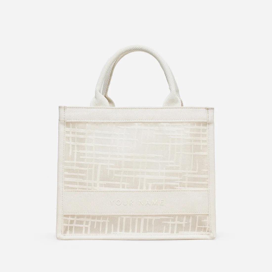 Alyssa Mini Lattice Tote