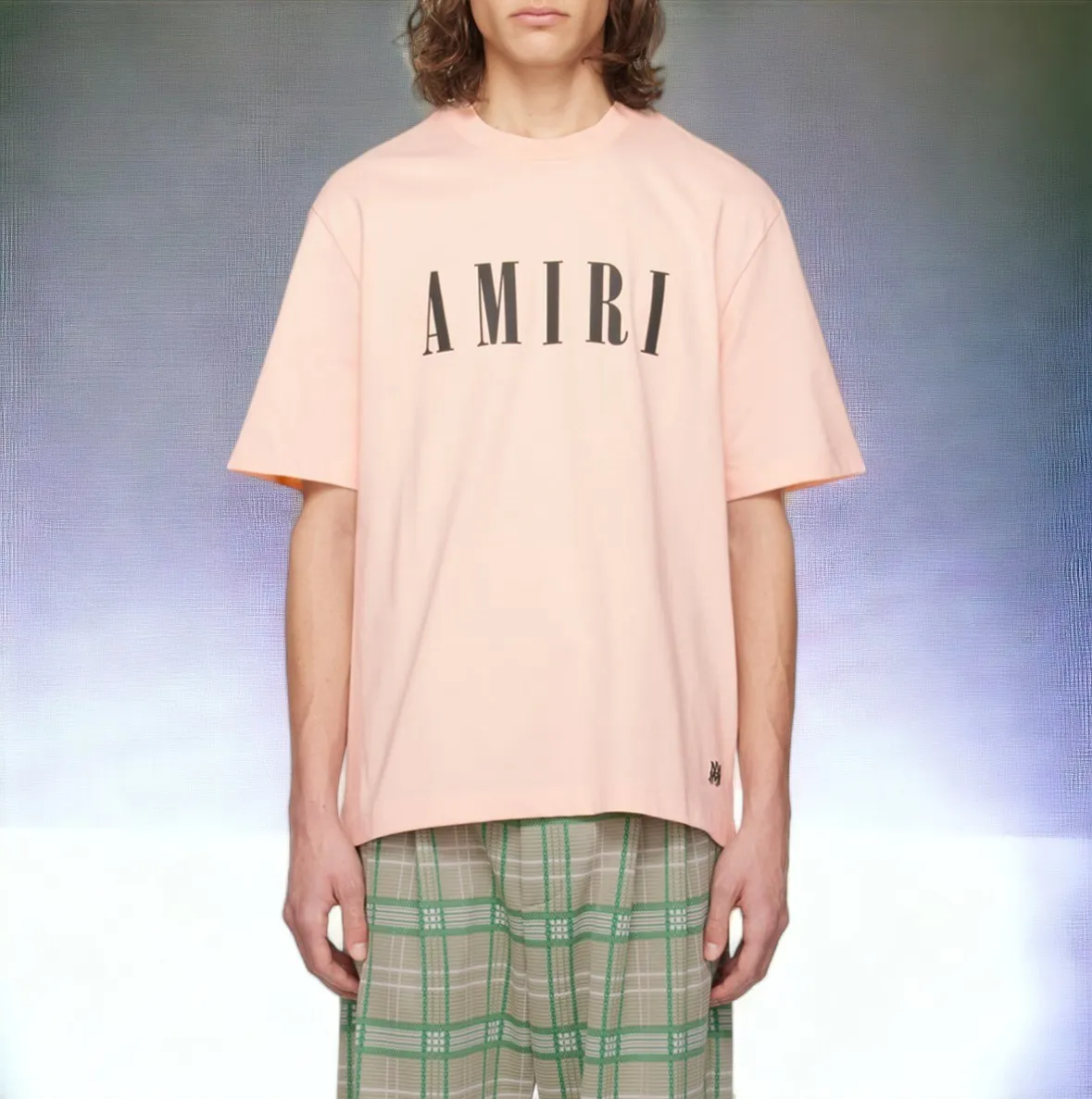 AMIRI  |Crew Neck Street Style Plain Cotton Oversized Logo