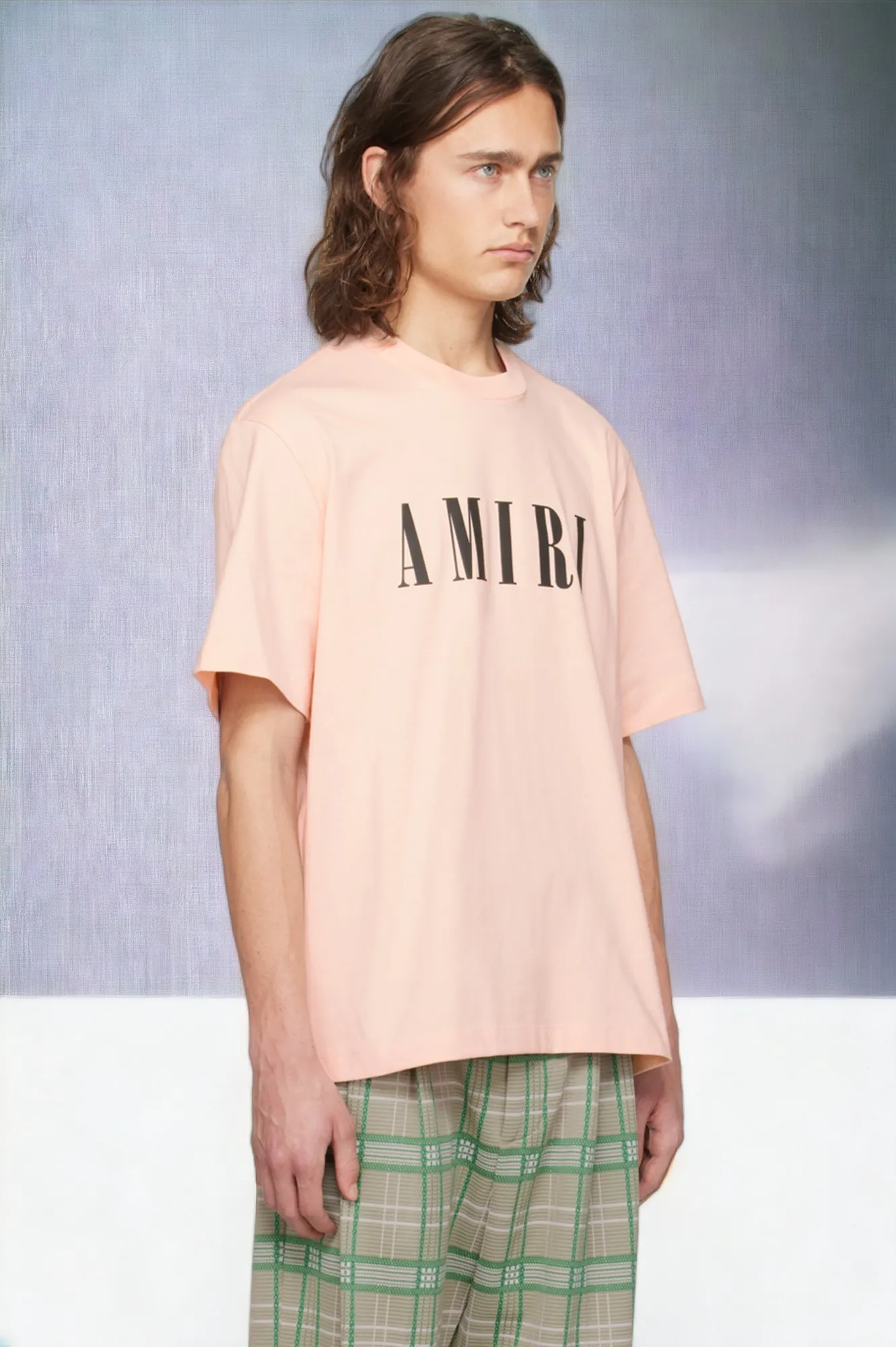 AMIRI  |Crew Neck Street Style Plain Cotton Oversized Logo