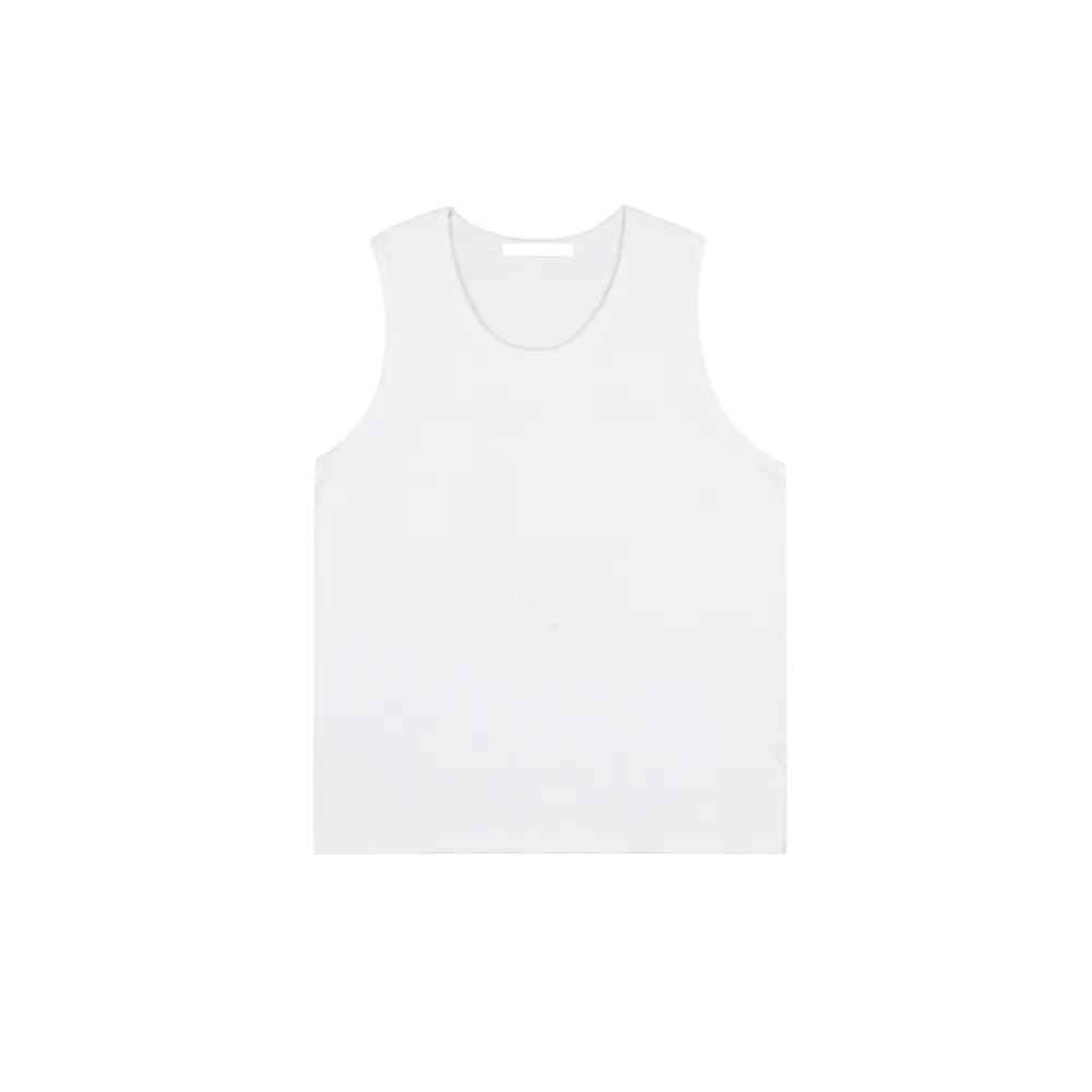 ASCLO  |Unisex Street Style Plain Cotton Oversized Tanks & Camisoles