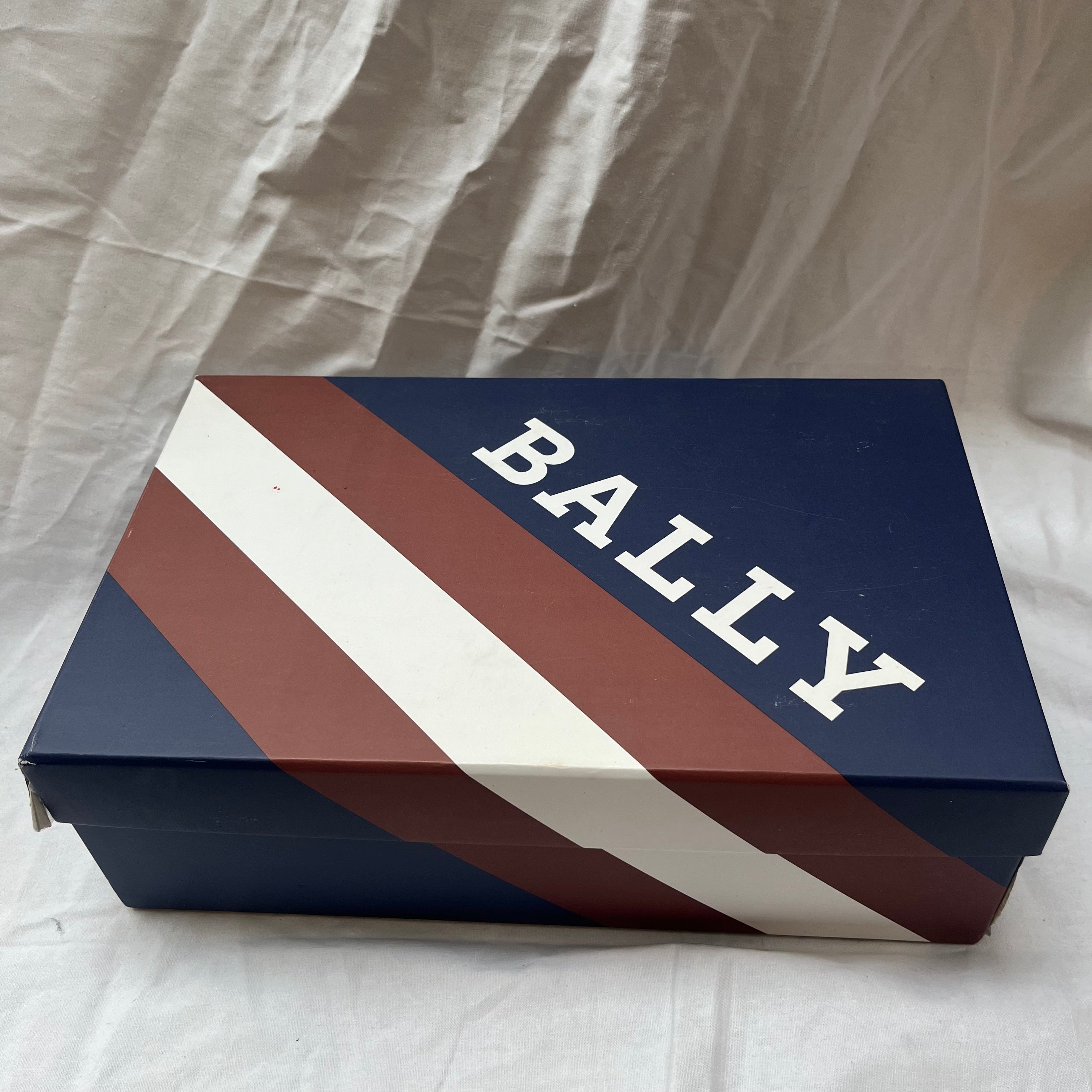 Bally 450 Ecru & Black Suede Vita Parcours Trainers 37.5