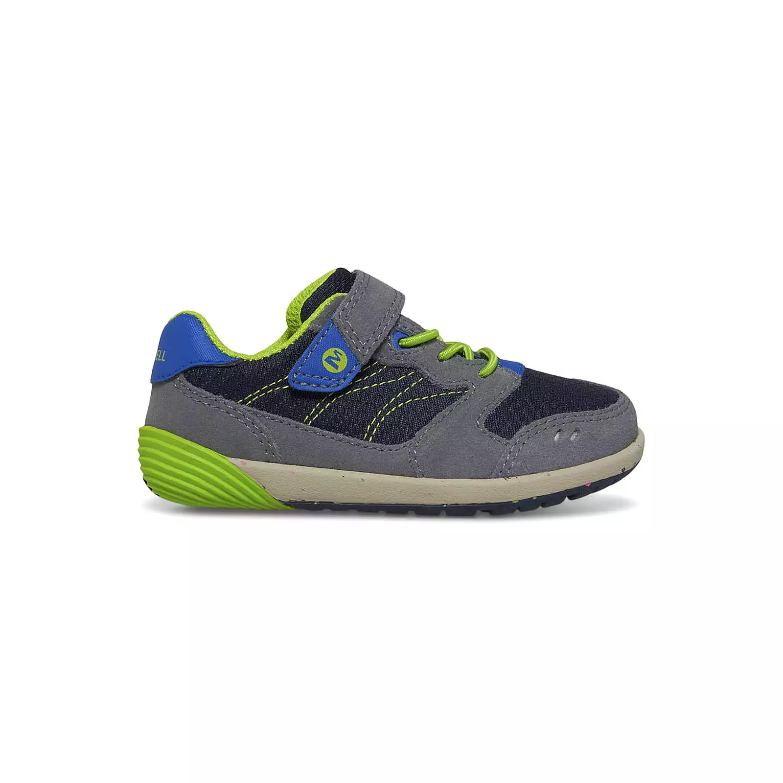 Bare Steps Kid's A83 Sneaker - Navy/Green