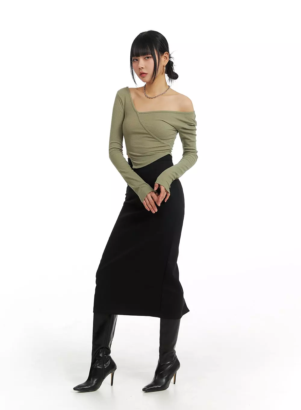 Basic Maxi Skirt IM414