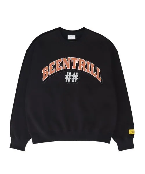 BEEN TRILL  |[BEENTRILL]★FRONT ARCH LOGO OVERFIT NAPPING SWEATSHIRT