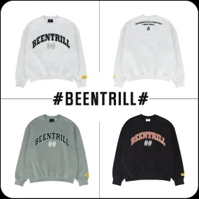 BEEN TRILL  |[BEENTRILL]★FRONT ARCH LOGO OVERFIT NAPPING SWEATSHIRT