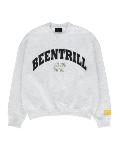 BEEN TRILL  |[BEENTRILL]★FRONT ARCH LOGO OVERFIT NAPPING SWEATSHIRT