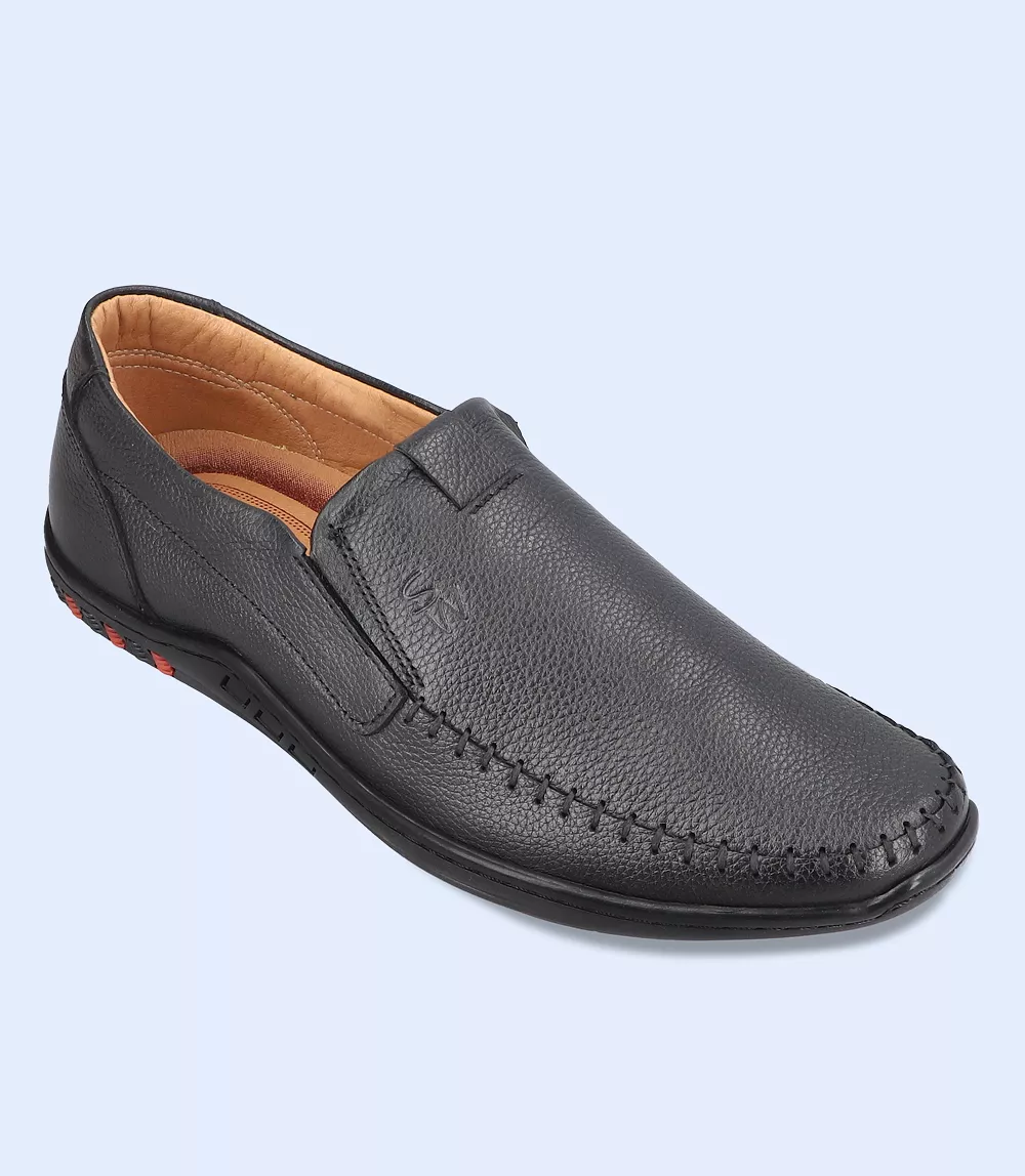 BM5279-BLACK-Men Comfort Life Style Shoes