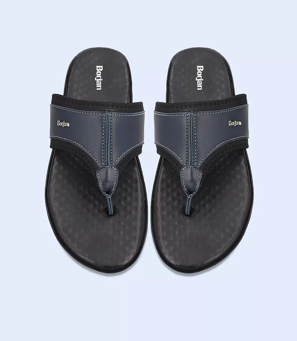 BM5467-NAVY-Men Chappal