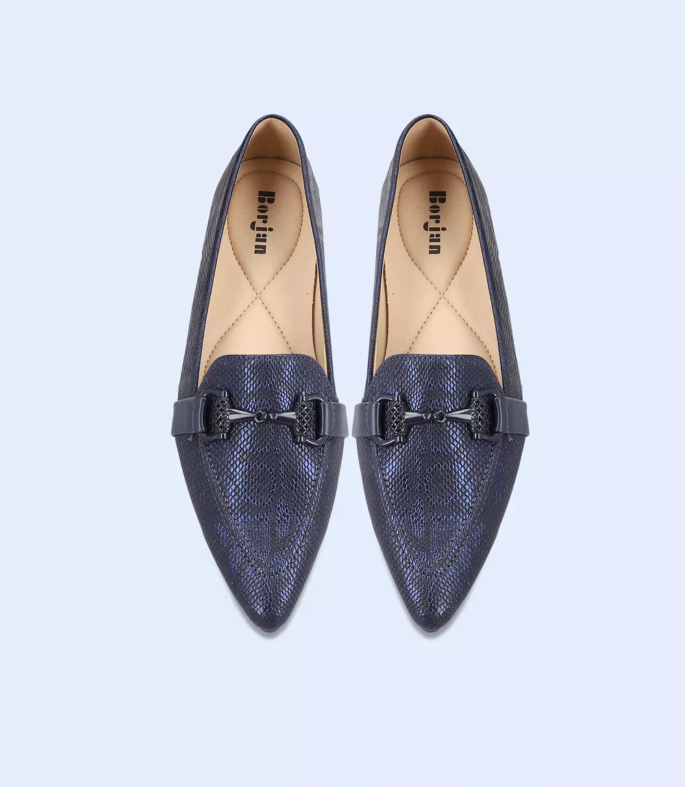 BW8453-NAVY-Women Casual Shoes