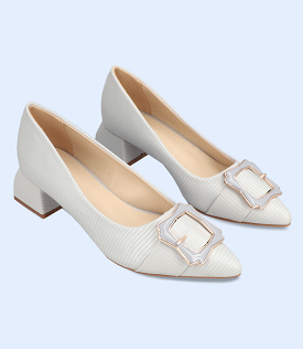 BW8628-SILVER-Women Casual Court Shoes