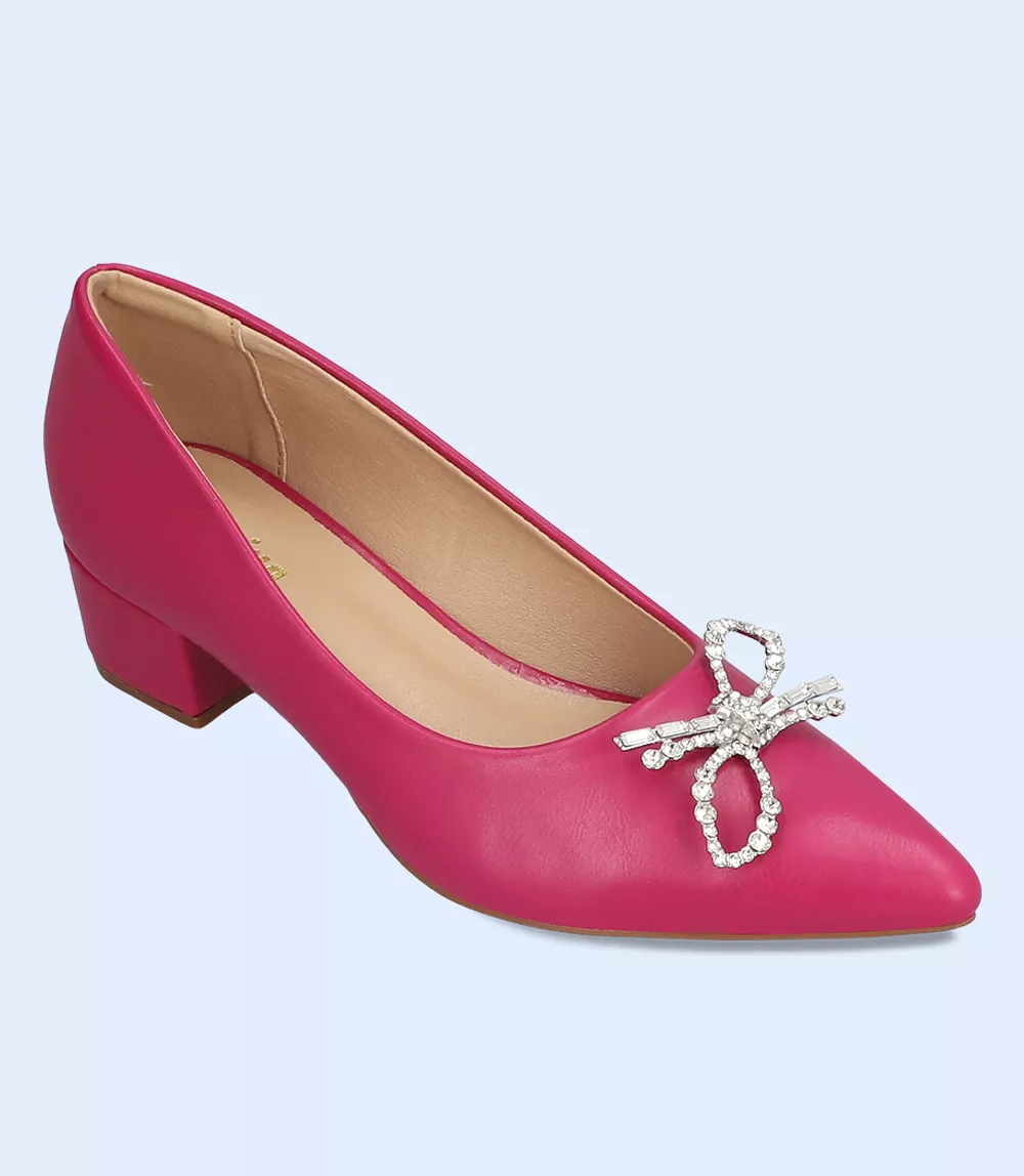 BW8635-Fuschia-Women Casual Court Shoes