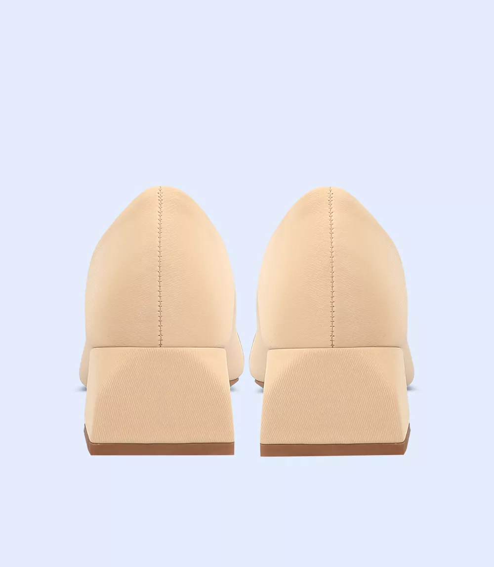 BW8639-BEIGE-Women Casual Court Shoes