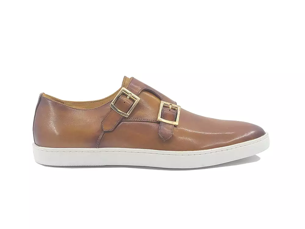 Calfskin Double Monk strap Sneaker