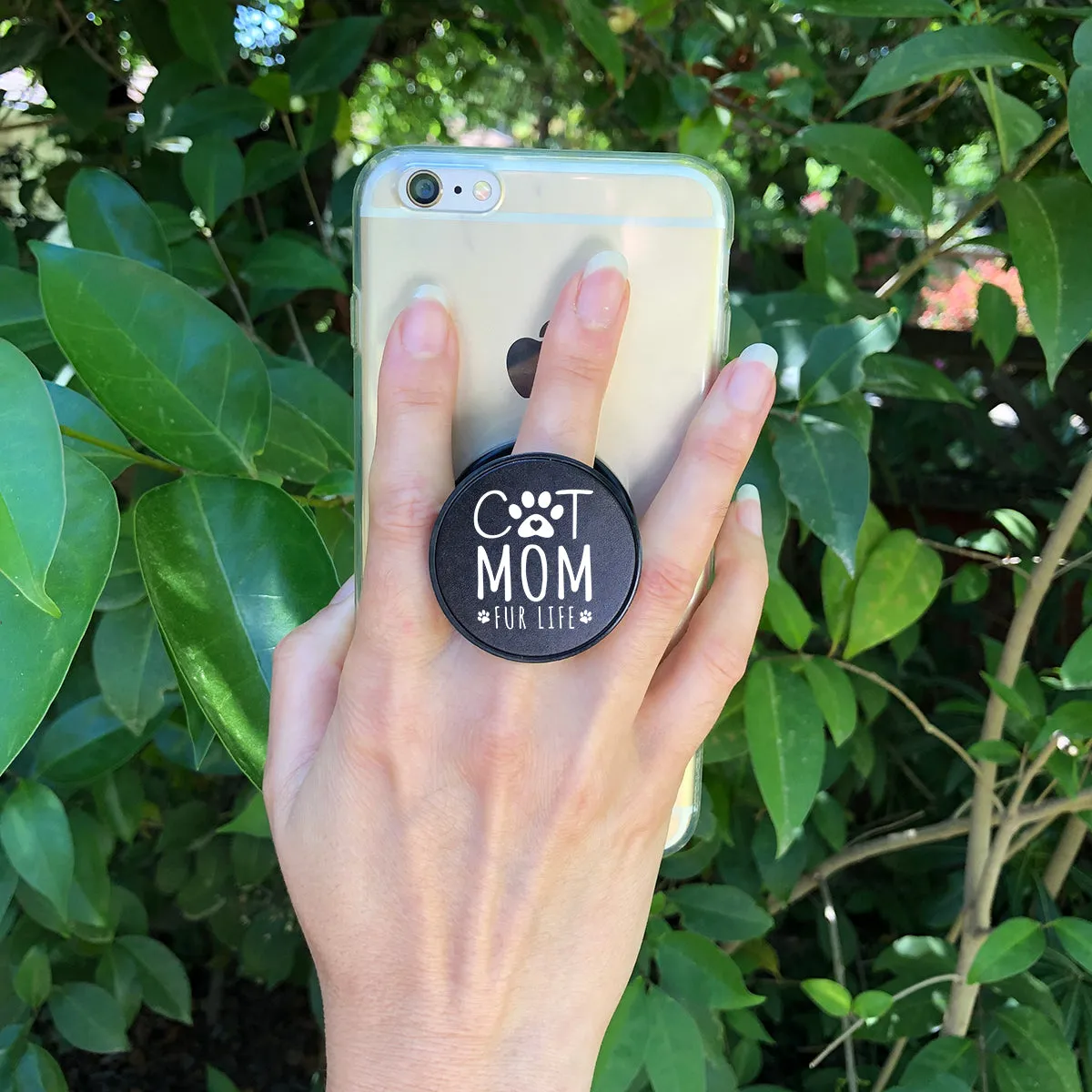 Cat Mom Fur Life Phone Grip