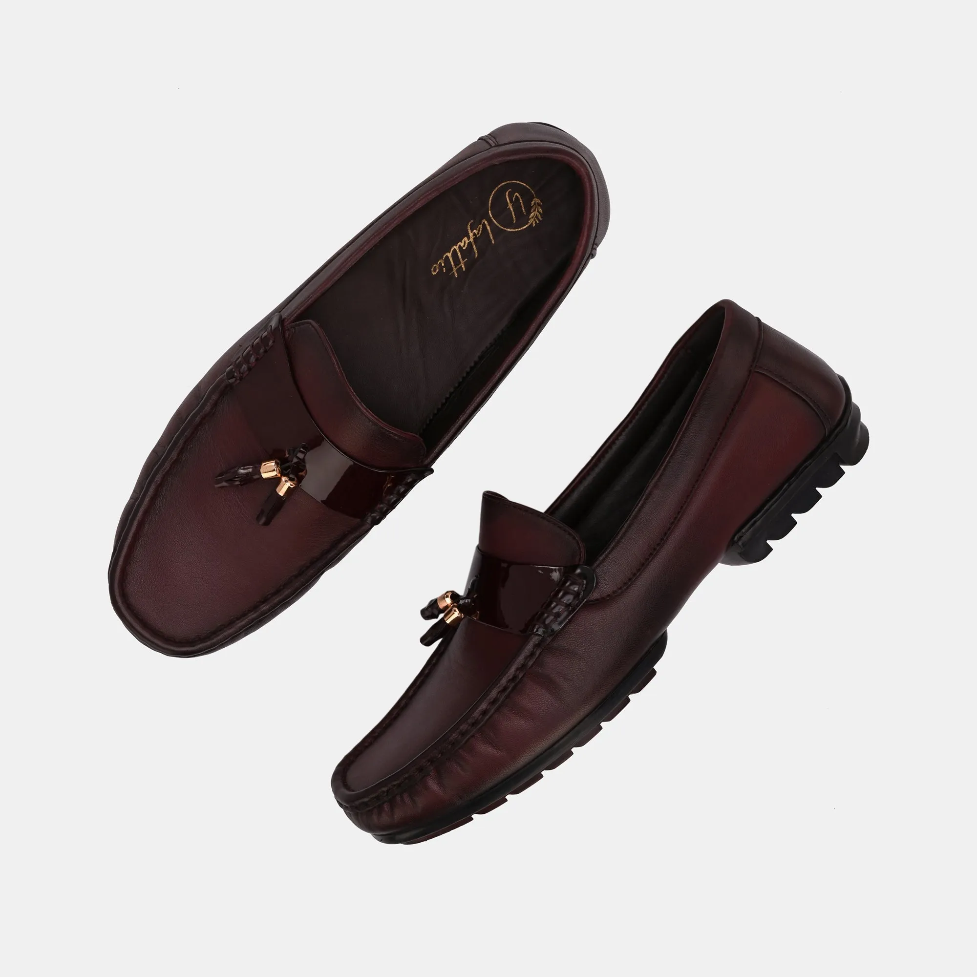 Cherry Tassel Loafers by Lafattio