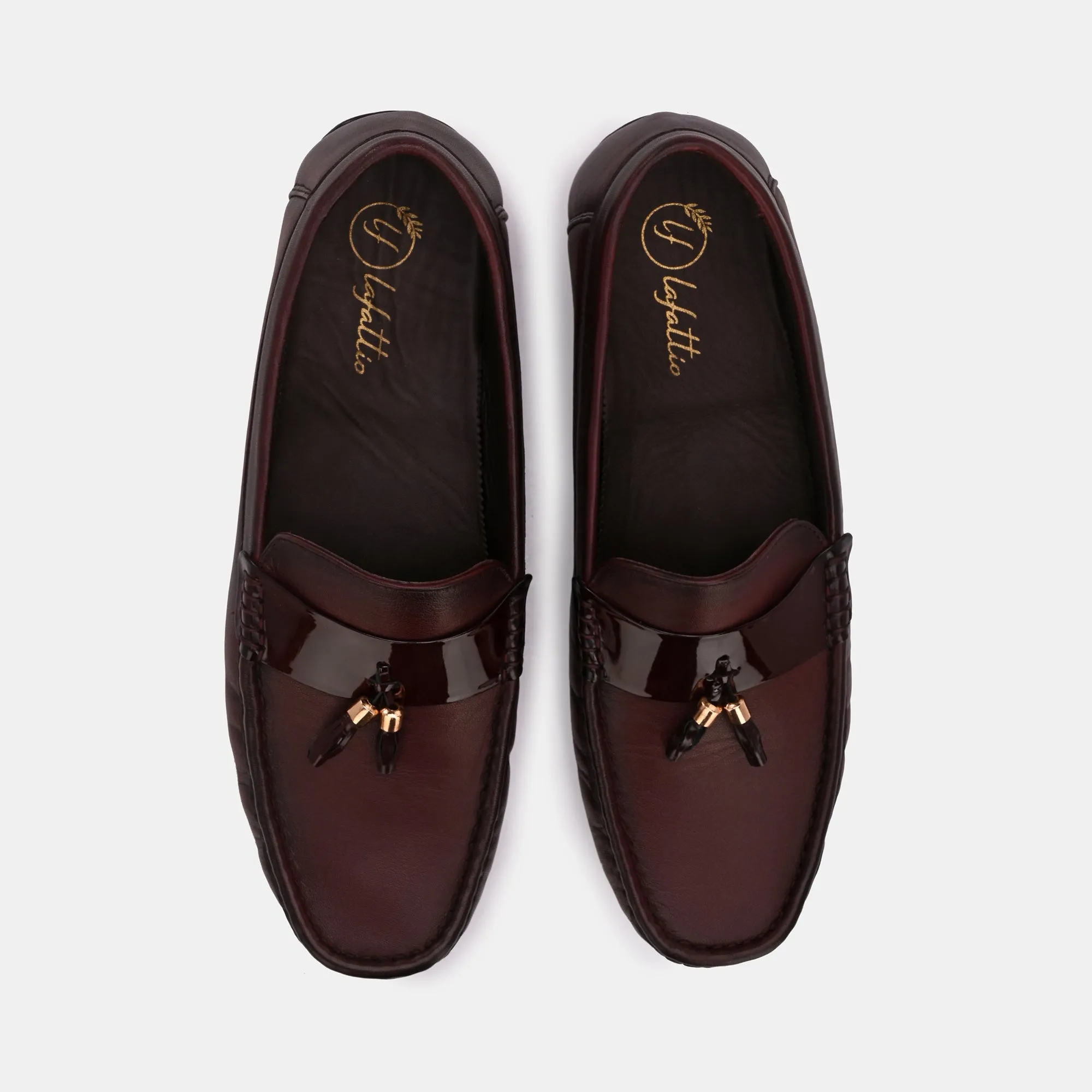 Cherry Tassel Loafers by Lafattio