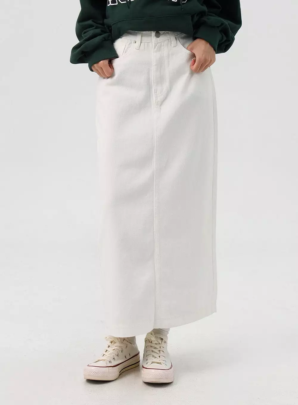 Cotton Maxi Skirt IS311