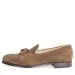 Crockett & Jones 'Cavendish' Suede Loafers Polo Brown