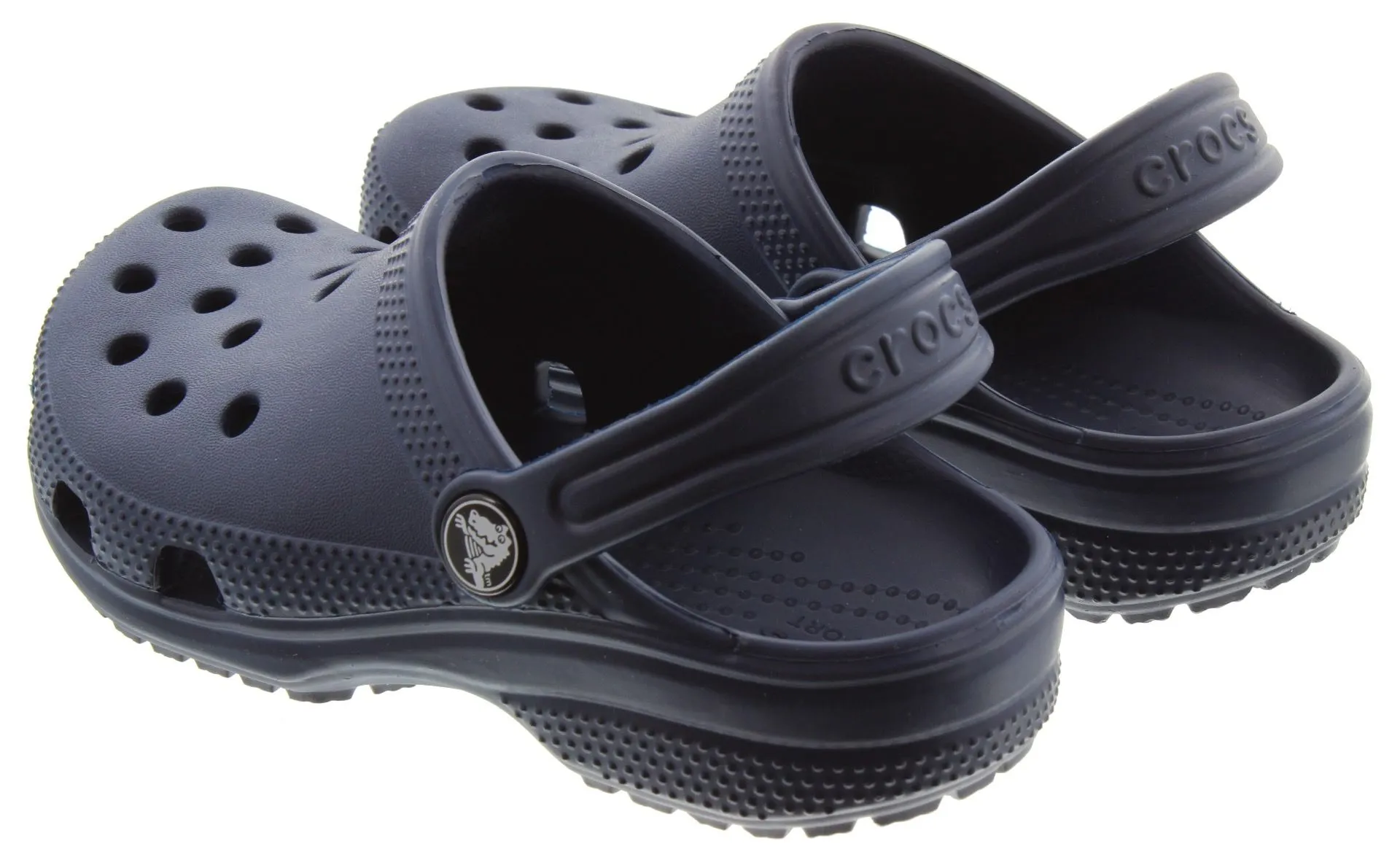 CROCS Classic Kids Crocs Clogs In Navy