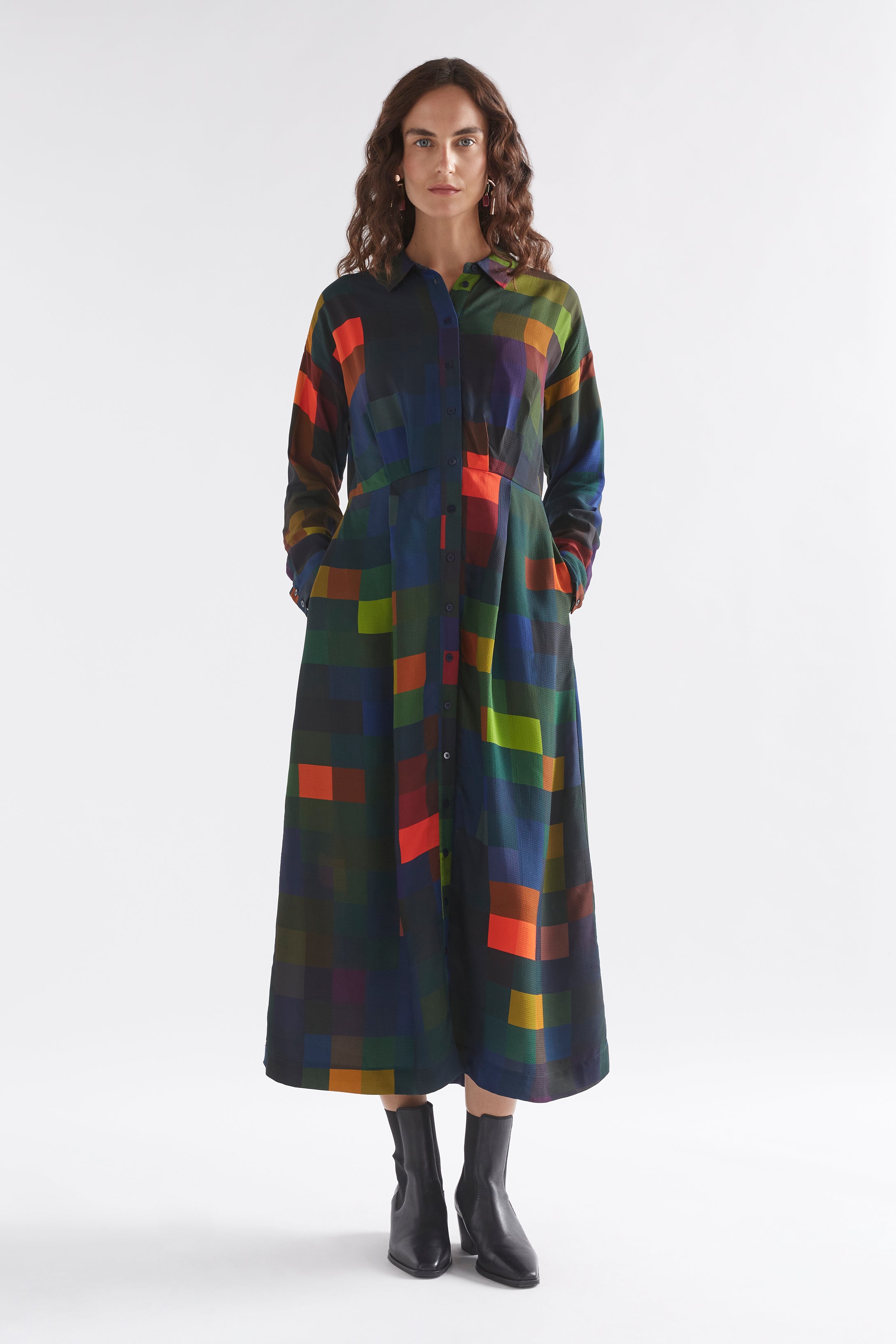 Elk The Label - Emmi Dress - Box Print