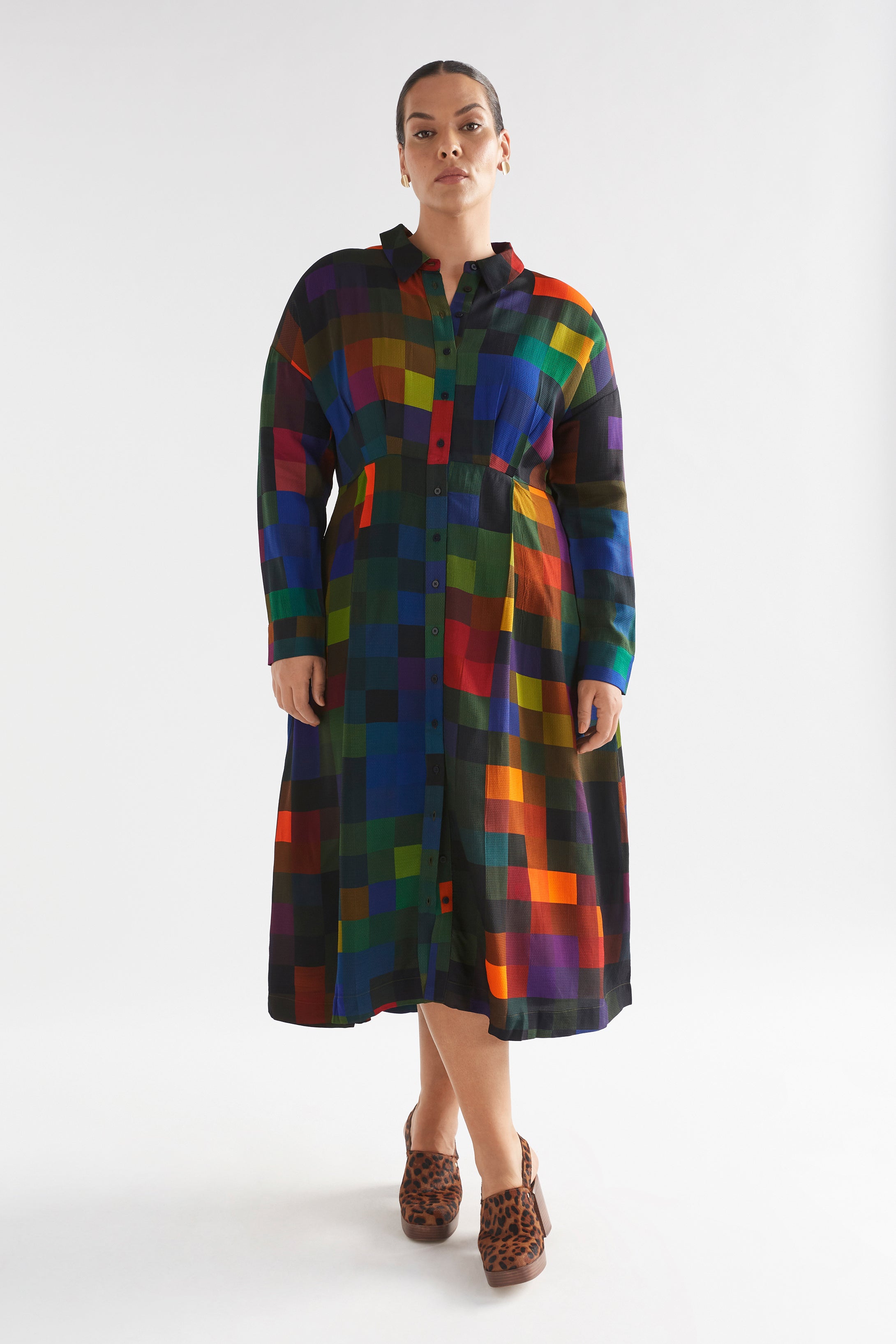 Elk The Label - Emmi Dress - Box Print