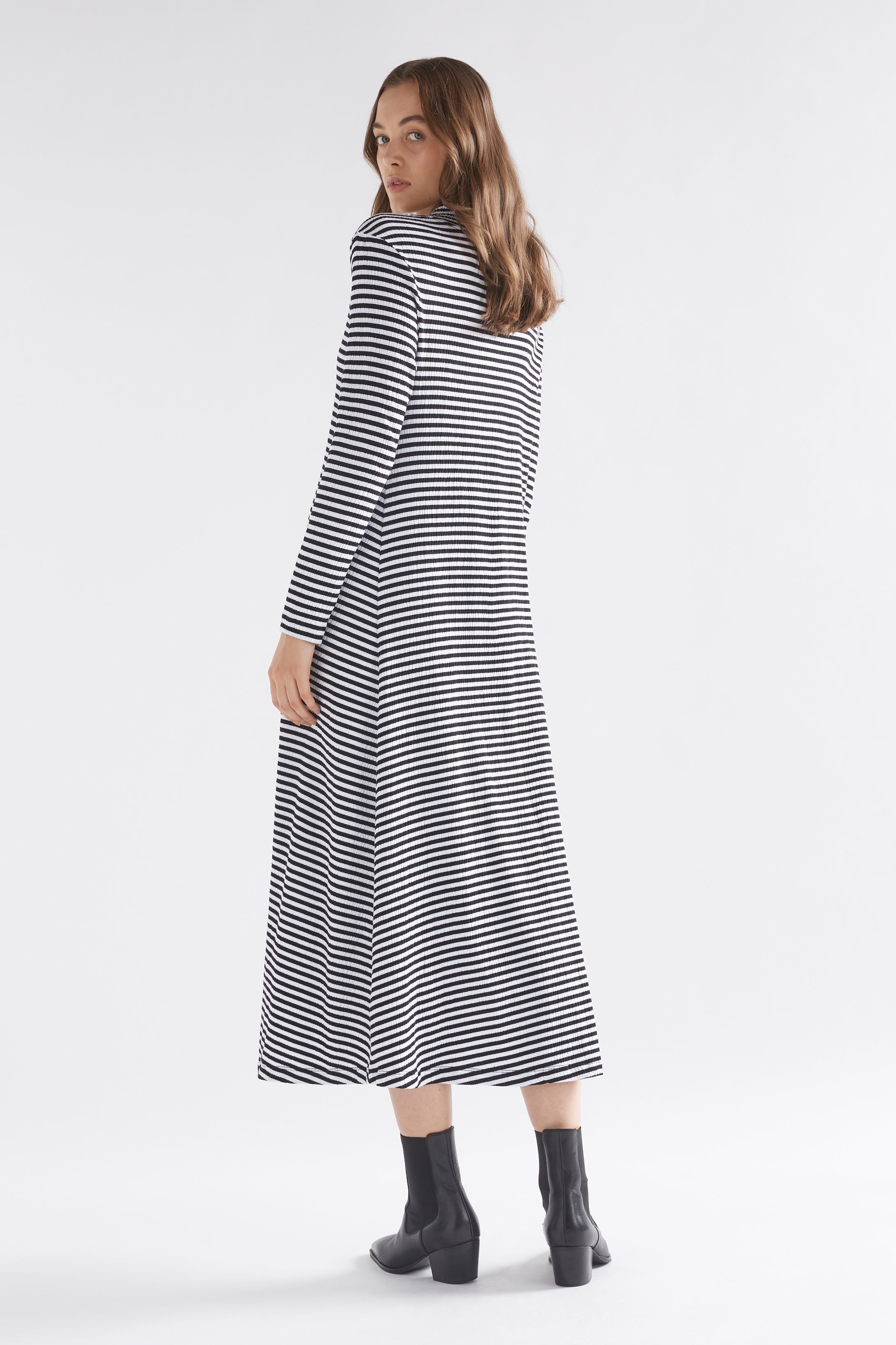 Elk The Label - Klarr Jersey Dress - Black / White