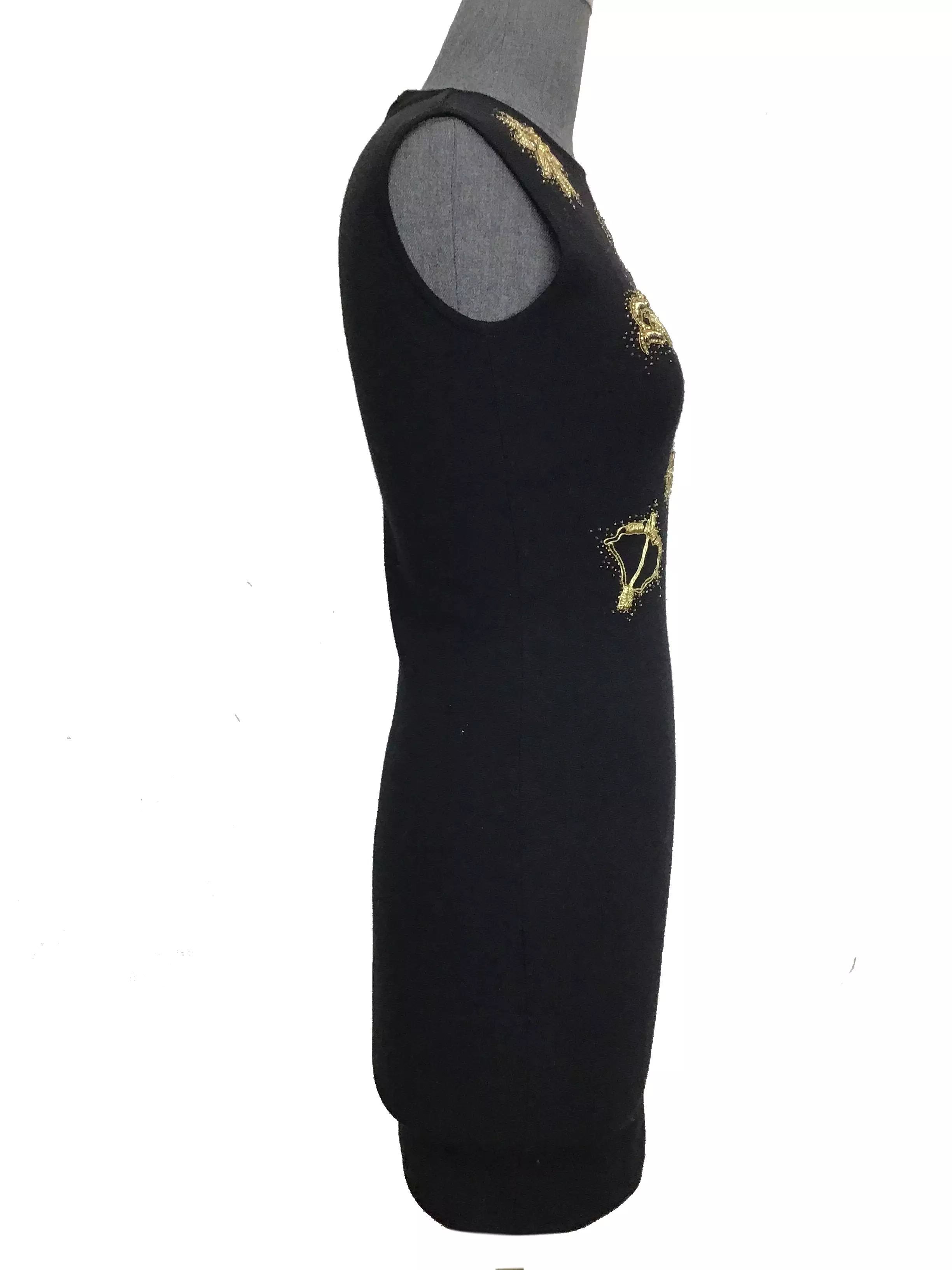 Emilio Pucci Wool Sleeveless Sweater Dress Size XS