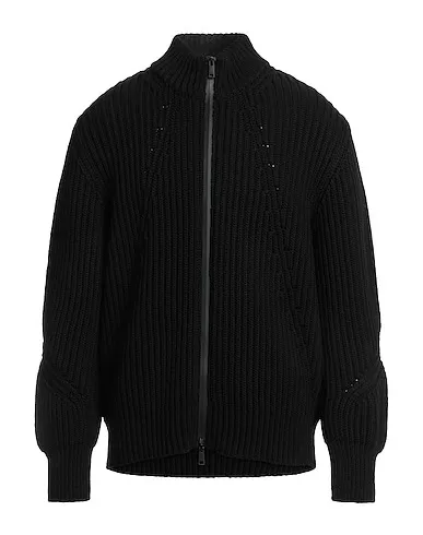 Ermenegildo Zegna  |Wool Nylon Plain Oversized Luxury Cardigans