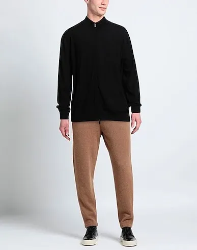 Ermenegildo Zegna  |Wool Plain Oversized Luxury Cardigans