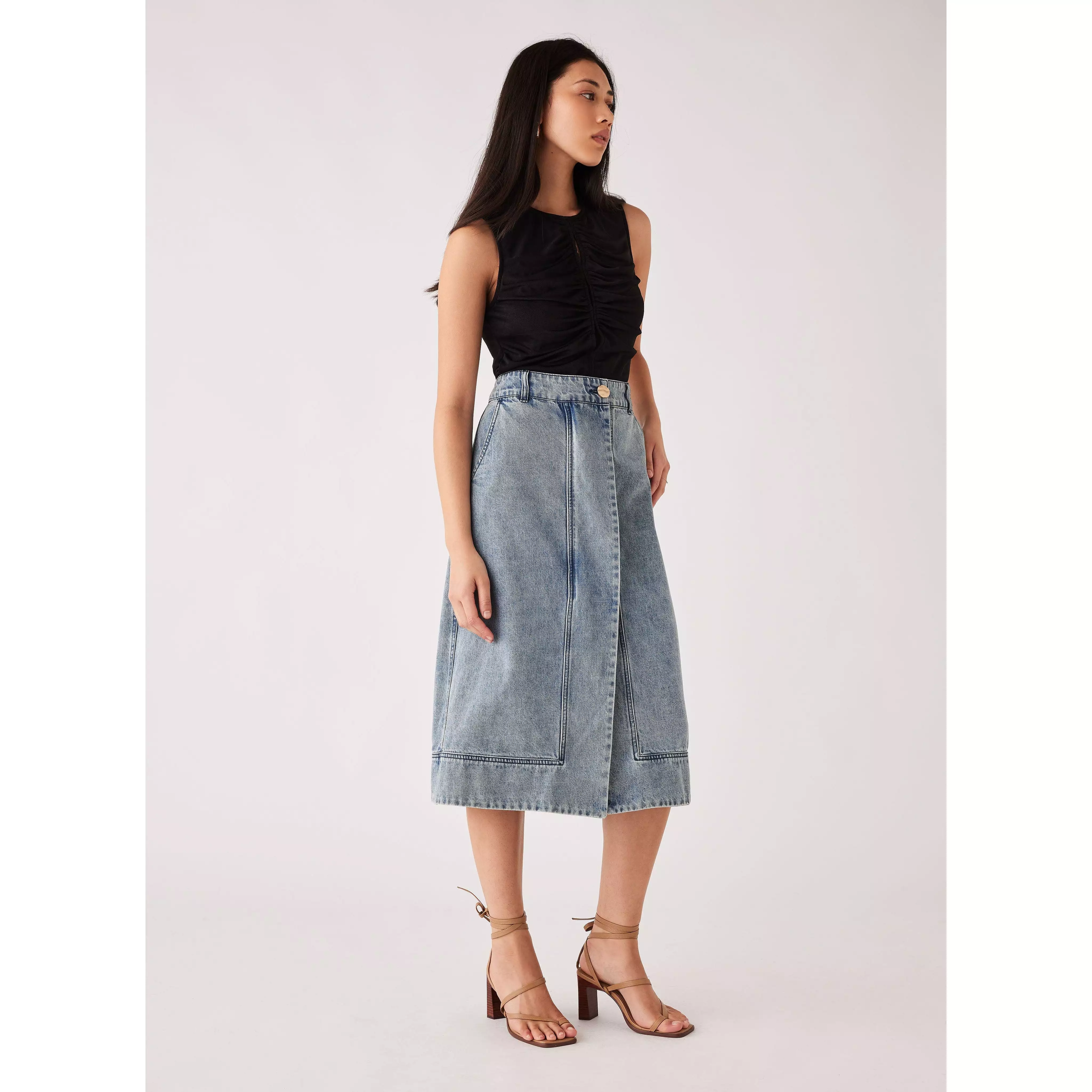 ESMAEE VIXEN DENIM SKIRT