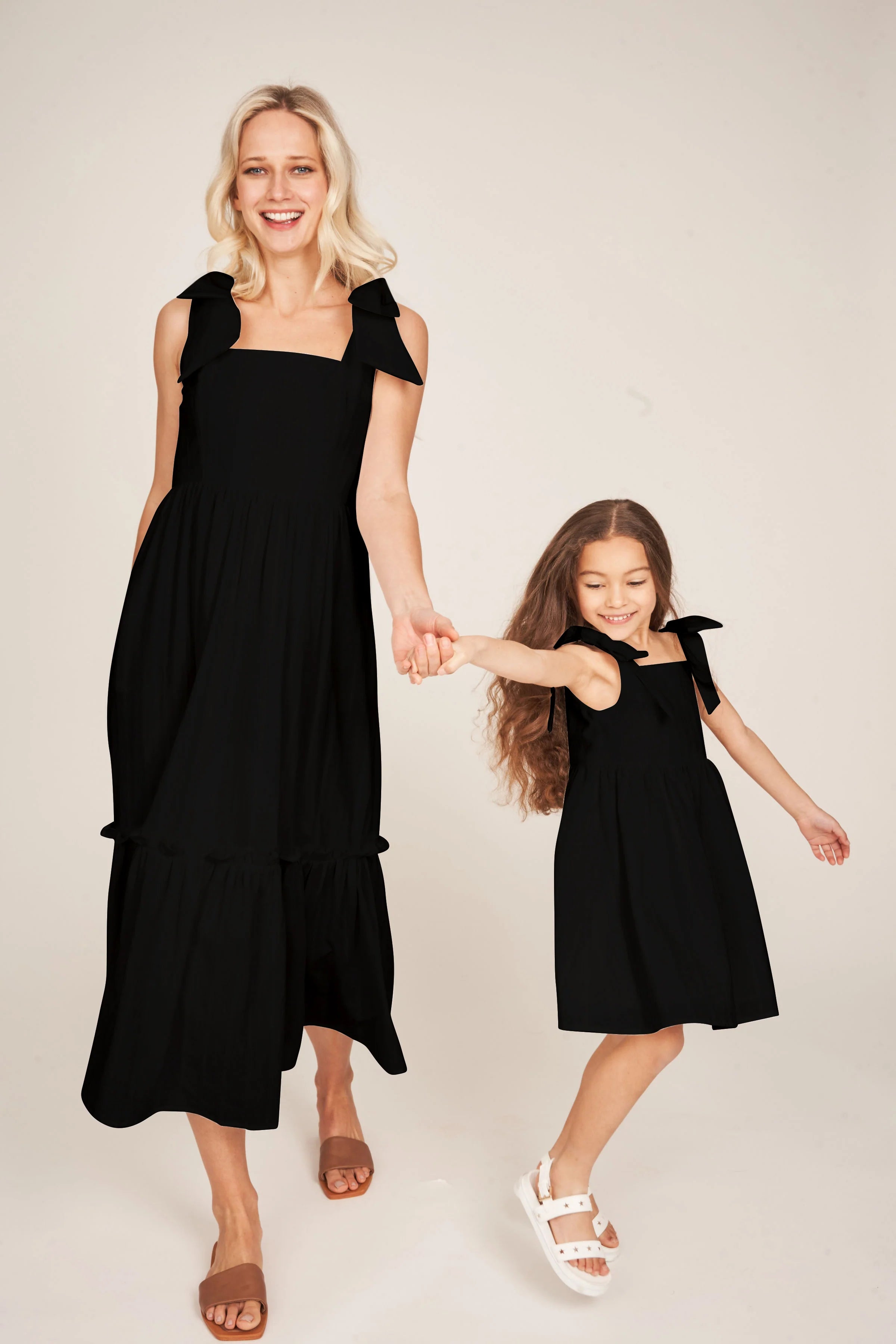 Floraison Lane - The Elizabeth Girl Dress - Black