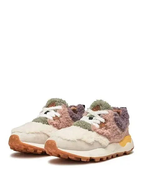 Flower Mountain Womens Pampas Trainers Ice Pink