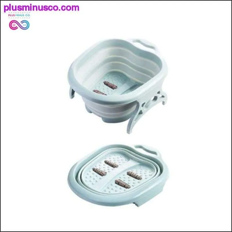 Foldable Footbath Plain Foaming Massage Bucket Plastic Foot