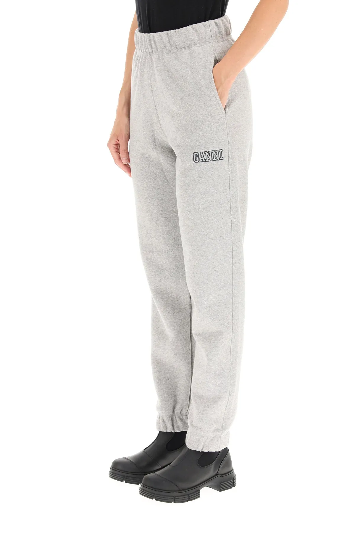 Ganni Isoli Software Joggers   Grey