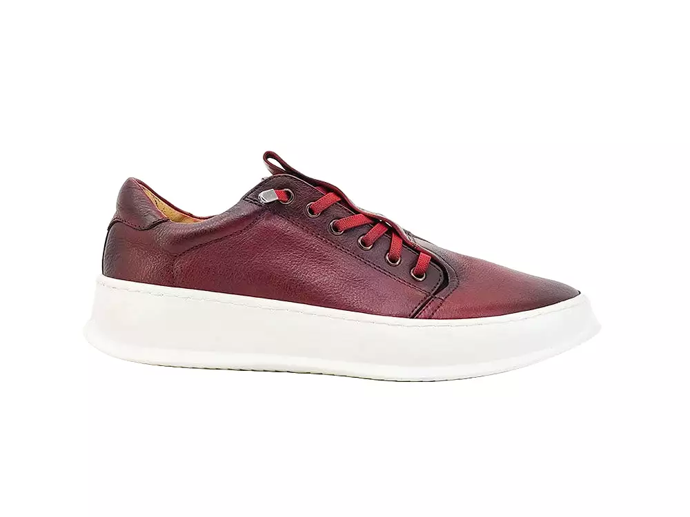 Genuine Calfskin Slip-On Sneakers