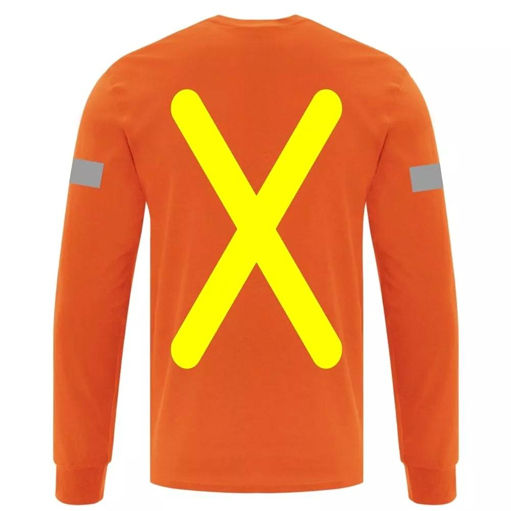 Gerber High-Visibility Night Long Sleeve Men's Work T-Shirt 005X