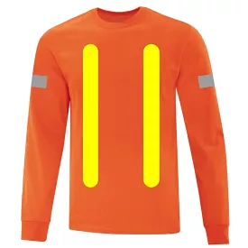 Gerber High-Visibility Night Long Sleeve Men's Work T-Shirt 005X