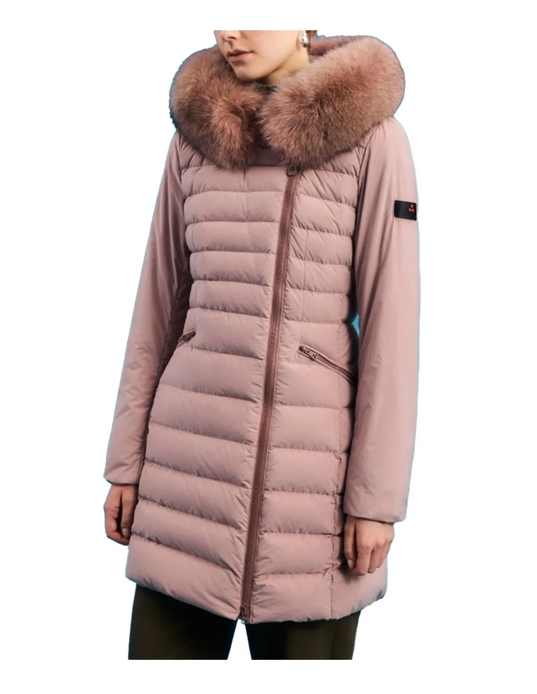 Giubbino Peuterey donna SERIOLA ML 04 FUR PED3657 rosa radica