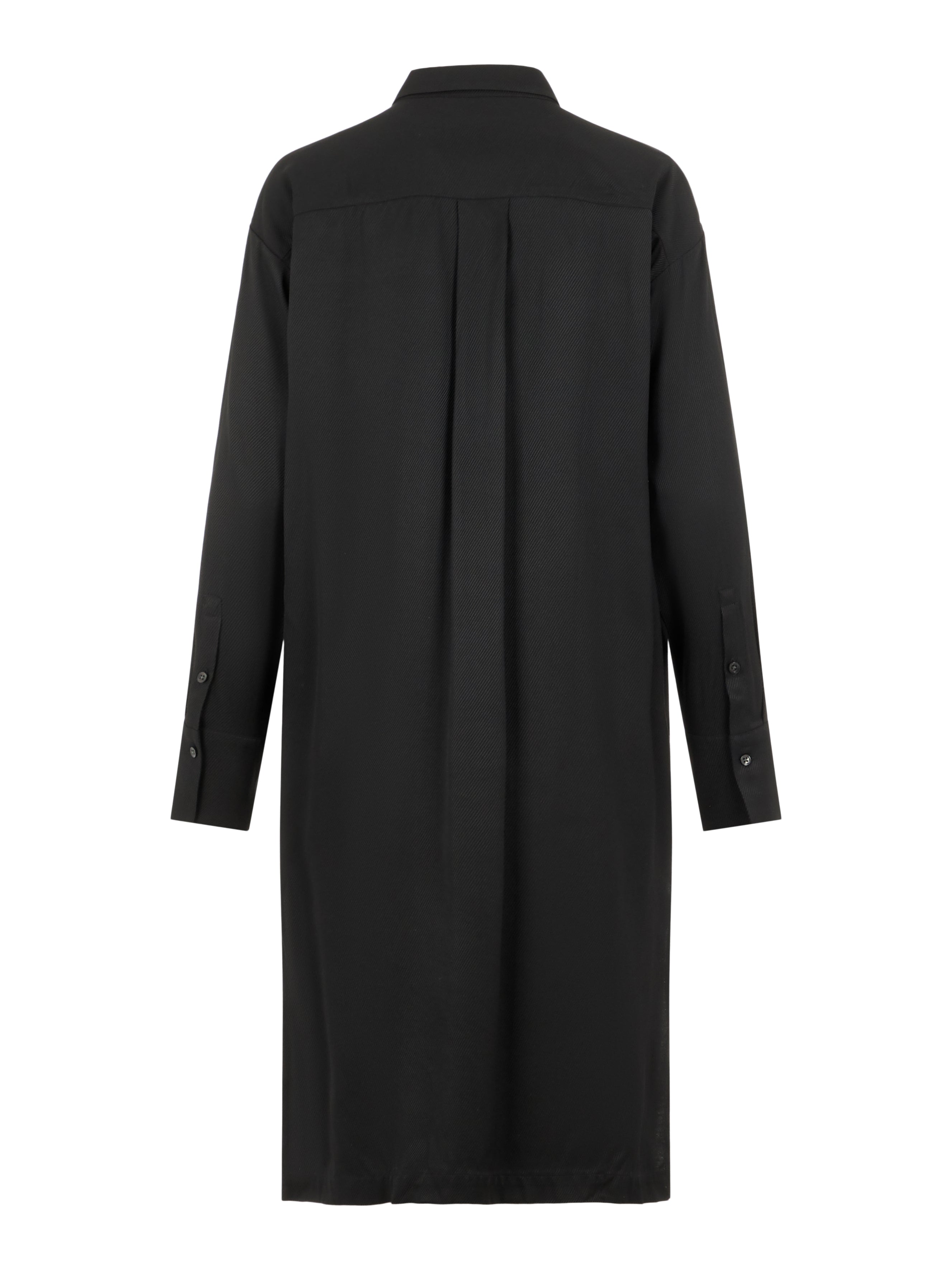 J.Lindeberg Womens Georgia Midi Shirt Dress - BLACK