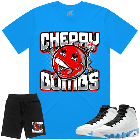 Jordan 9 Powder Blue 9s Sneaker Outfit - RED CHERRY BOMBS