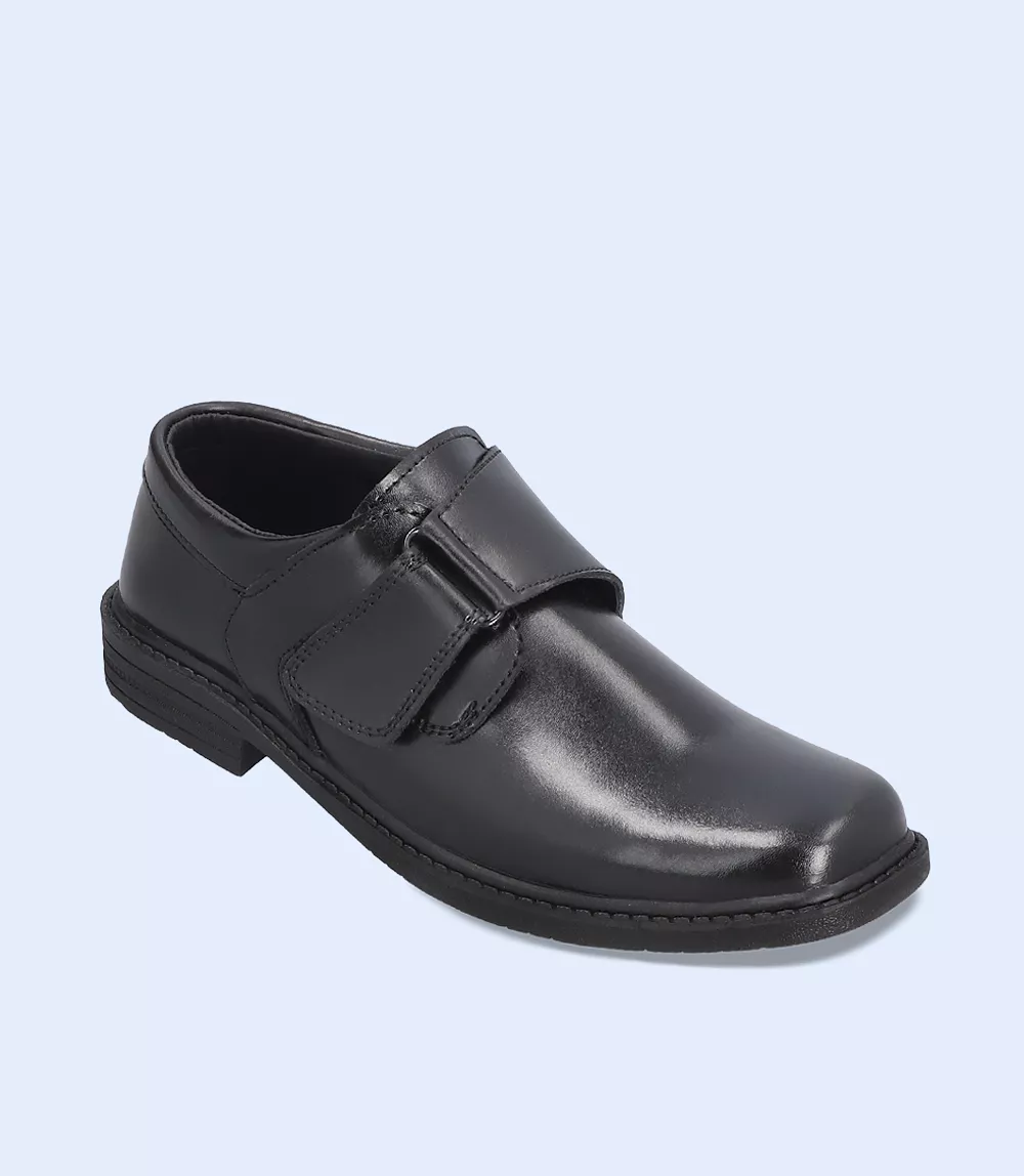 KB0050-BLACK-Boys Casual School Shoes