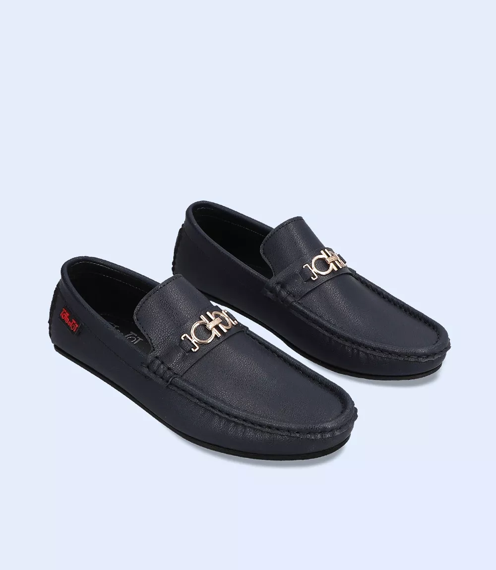 KB0062-BLUE-Boys Casual Slip On