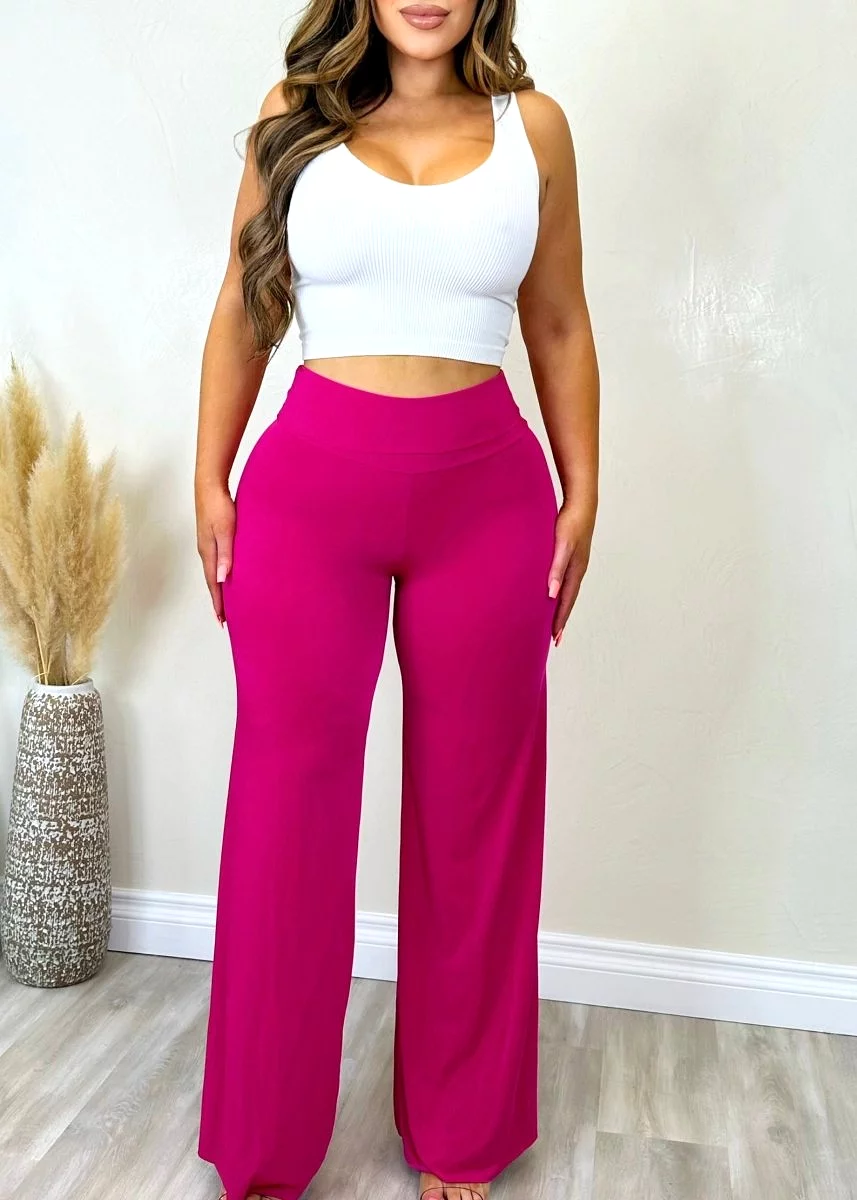 Kenzie Pants Hot Pink