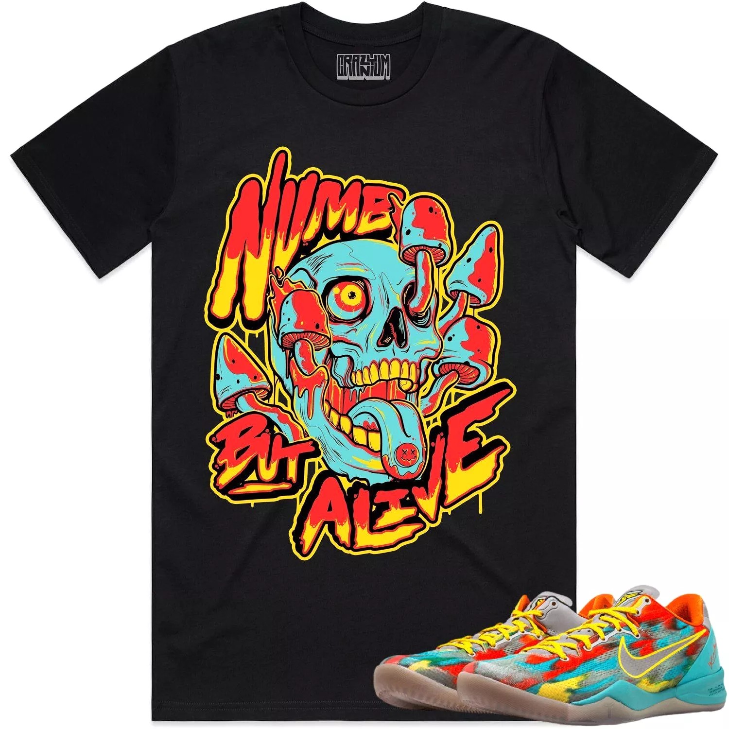 Kobe 8 Venice 8s Shirt to Match - VENICE NUMB BUT ALIVE